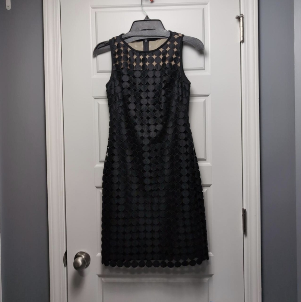 Lauren by Ralph Lauren black lace dress